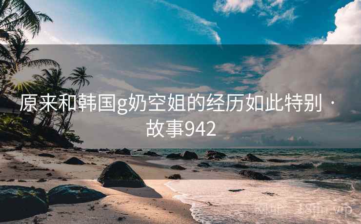 原来和韩国g奶空姐的经历如此特别 · 故事942