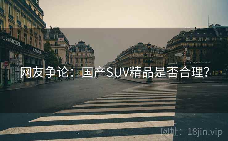 网友争论:国产SUV精品是否合理?